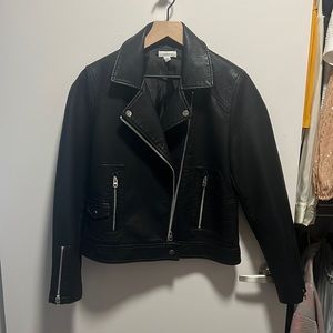 Like new topshop faux leather moto jacket 😍